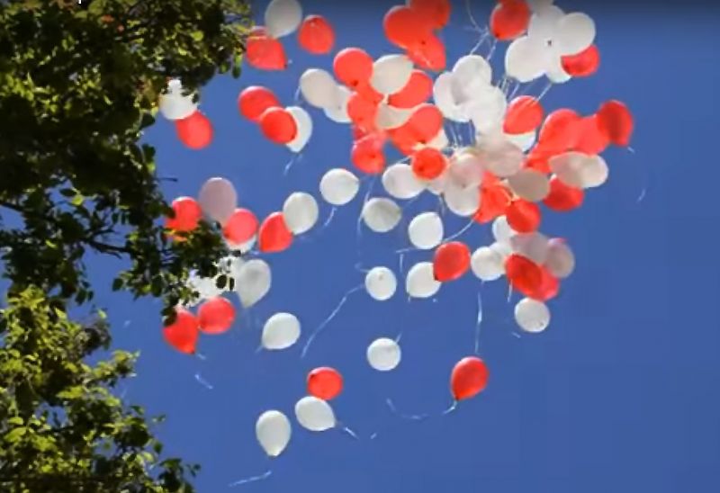 suelta de globos helio para boda Valladolid