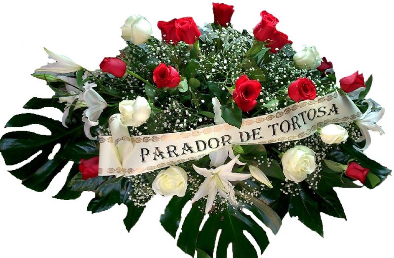 Centro de flores para difuntos