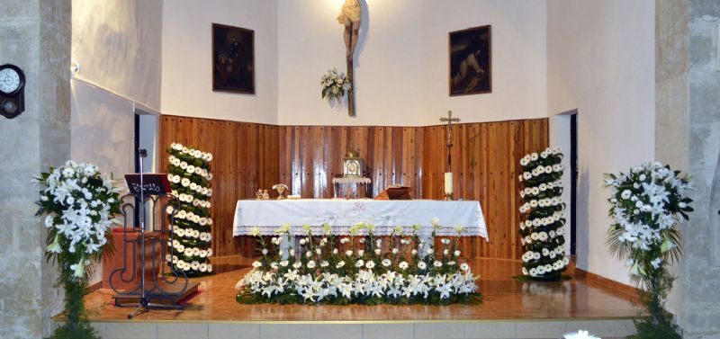Flores para boda en Iglesias de pueblos de Zamora