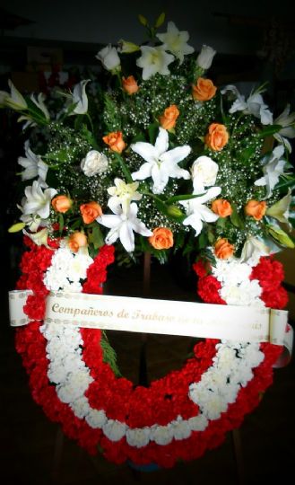 Envío de centros, ramos y coronas de flores funerarias a los tanatorios de Barcelona