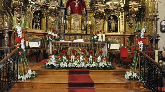 Ramos de Novia y decoración de la Iglesia y fincas para boda en Coreses