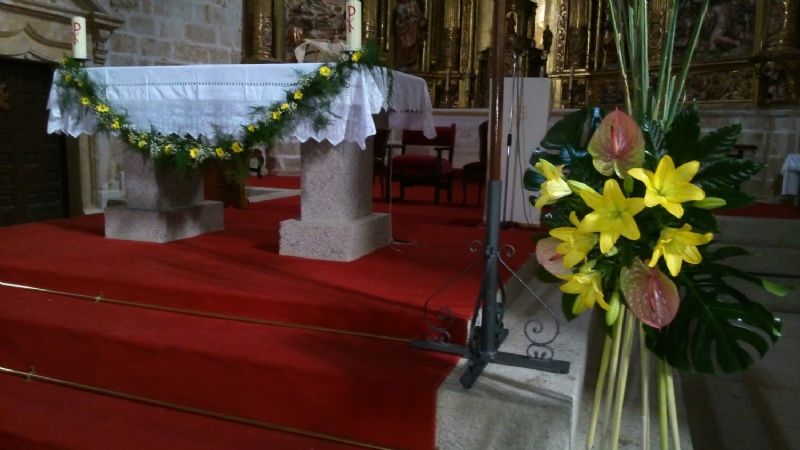 Ramos de novia y flores para boda en la Iglesia de Casaseca de las Chanas