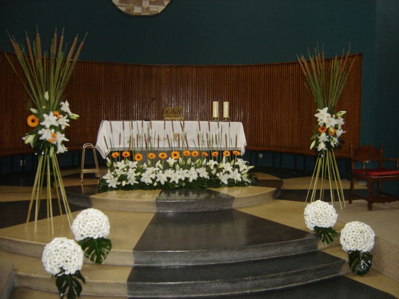 Flores boda en Iglesia de Zamora