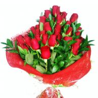 Docena de rosas rojas