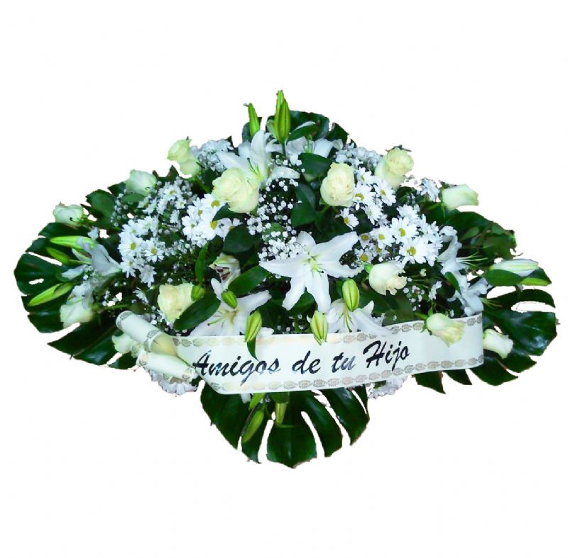 Envío de ramos y coronas de flores para funeral en Elche