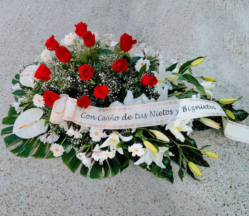 Centros de flores para difuntos