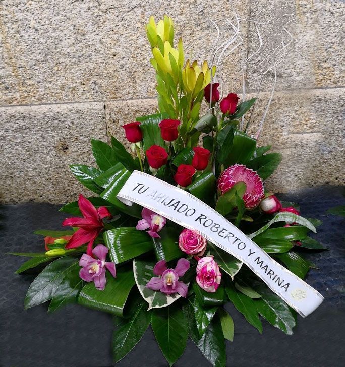 flores de difuntos para el envo a tanatorios