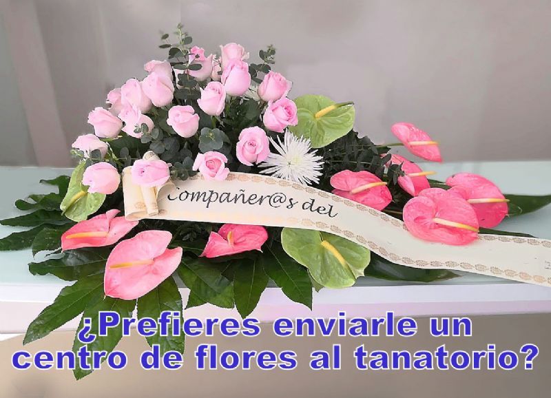 centros de flores de difuntos para enviar al tanatorio