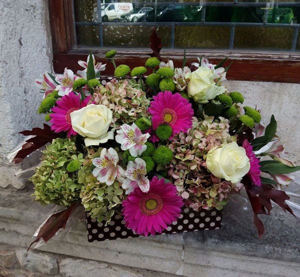 Cestas de flores para enviar a domicilio en Burgos