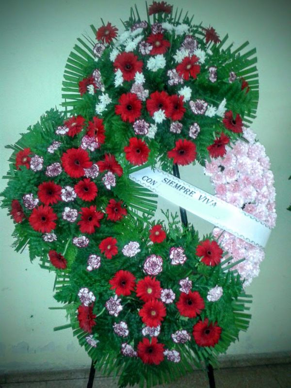 corona de flores para funeral