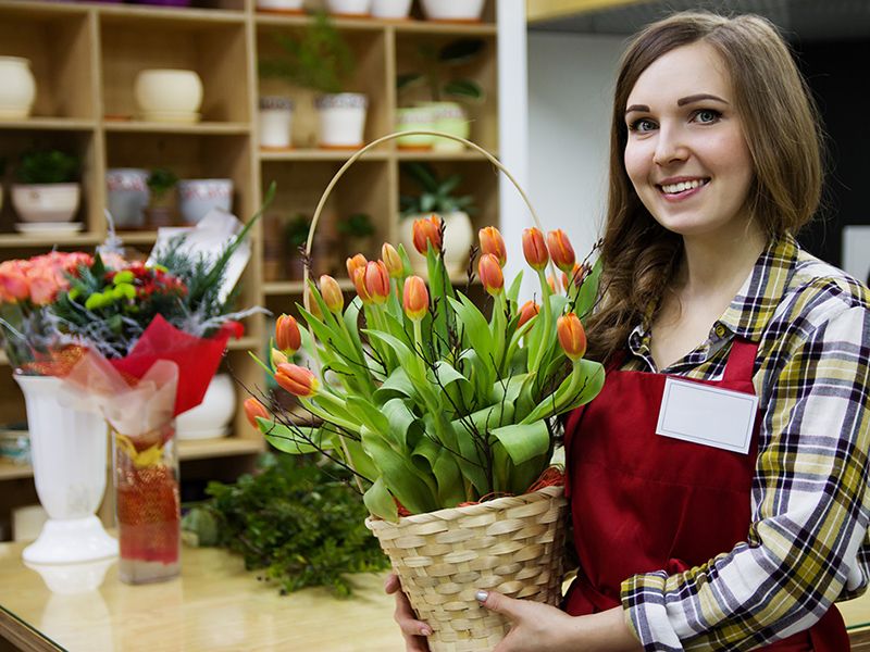 Cestas de flores para regalar