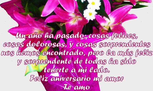 fotos de flores con frases de amor